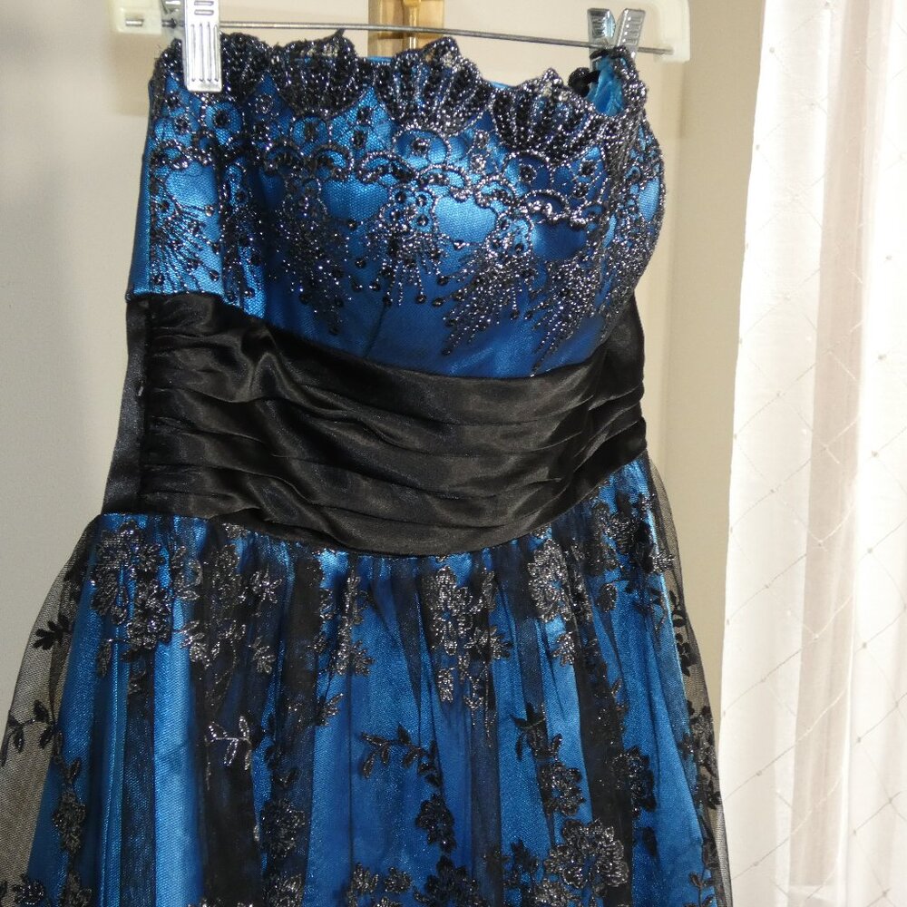 Strapless Prom or Homecoming Dress Size 9 - Picture 2 of 5